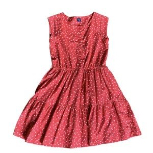 GAP Kids Girls Dress Short Sleeve Red Star XL
